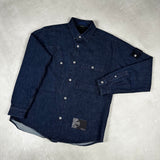 Denim Research Bull Denim Overshirt Indigo Blue