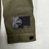 Flatt Nylon Hooded Goggle Overshirt Khaki
