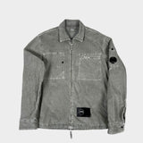 Corduroy Zip Overshirt Grey