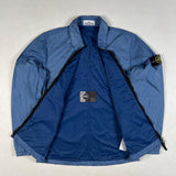 Stone Island - Garment Dyed Crinkle Reps NY Overshirt Blue