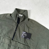 1/4 Zip Pop Ripstop Smock Khaki