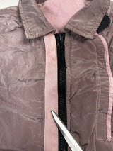 Nylon Metal Lined Overshirt Pink