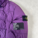 Garment Dyed Crinkle Reps NY Down Jacket Purple