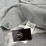 Brushed Cotton 1/4 Zip Sweatshirt Grey