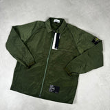 Econyl Nylon Metal Overshirt Green