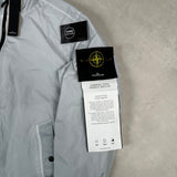 Garment Dyed Crinkle Reps NY Hooded Jacket Ice Blue