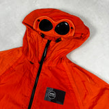 Chrome Hooded Goggle Jacket Orange
