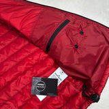 Micro Rip Stop Down Gilet Red