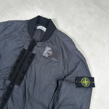 Garment Dyed Crinkle Reps NY Bomber Jacket Navy