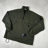 1/4 Zip Pop Ripstop Smock Khaki