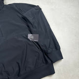 Ghost Nylon Cotton 3L 1/2 Zip Smock Black