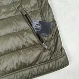 Padded Down Vest Olive