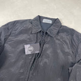 Nylon Metal Lined Overshirt Black
