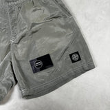 Nylon Metal Swim Shorts Silver
