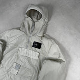 Metropolis Series Chrome-R Hooded Smock Cream