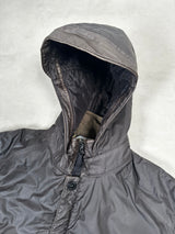 Mussola Gommata Hooded Jacket Black