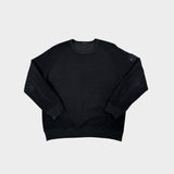 Ghost Wool Crewneck Sweatshirt Black