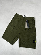 Nylon Metal Bermuda Comfort Shorts Khaki
