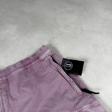 RE - Fit Elasticated Cargo Shorts Pink