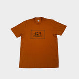 Box Logo Print T - Shirt Orange