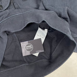 Multi Pocket Utility Mock Neck Sweatshirt Black