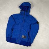 Garment Dyed Crinkle Reps NY Jacket Blue