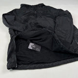 Nylon Metal Smock Pullover Black