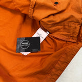 Supima Cotton Twill Stretch - TC Hooded Overshirt Orange