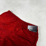 Nylon Metal Swim Shorts Red