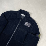 Double Pocket Corduroy Overshirt Black