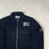Double Pocket Corduroy Overshirt Black