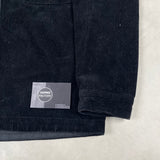 Double Pocket Corduroy Overshirt Black