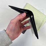 Burberry - Check And Leather Bifold Wallet Beige