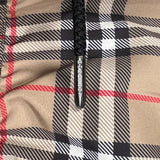 Burberry - check swim shorts beige