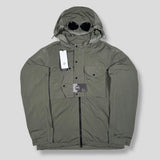 C.P. Company - Chrome Hooded Goggle Jacket Khaki