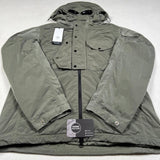 C.P. Company - Chrome Hooded Goggle Jacket Khaki
