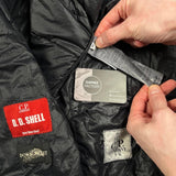 C.P. Company - D.D Shell down bomber jacket navy