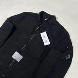 C.P. Company - Garment Dyed Lens Overshirt Black