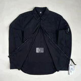 C.P. Company - Garment Dyed Lens Overshirt Black