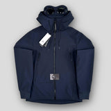 C.P. Company - Goggle Hooded Soft Shell Jacket Navy