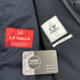 C.P. Company - Goggle Hooded Soft Shell Jacket Navy