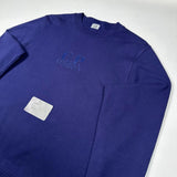 C.P. Company - Logo Print Crewneck Sweatshirt Blue