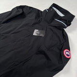 Canada Goose - hayward waterproof hooded jacket black