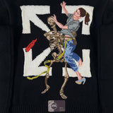 Off-White - Pascal Wet Floor Sign Knit Sweater Black