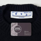 Off-White - Pascal Wet Floor Sign Knit Sweater Black