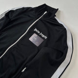 Palm Angels - Chest-logo print Track Jacket Black/White