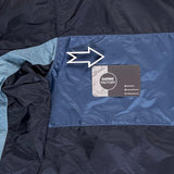 Prada - Logo Plaque Stripe Jacket Navy/Blue