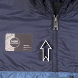 Prada - Logo Plaque Stripe Jacket Navy/Blue