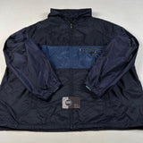 Prada - Logo Plaque Stripe Jacket Navy/Blue