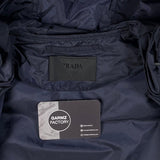 Prada - Logo Plaque Stripe Jacket Navy/Blue